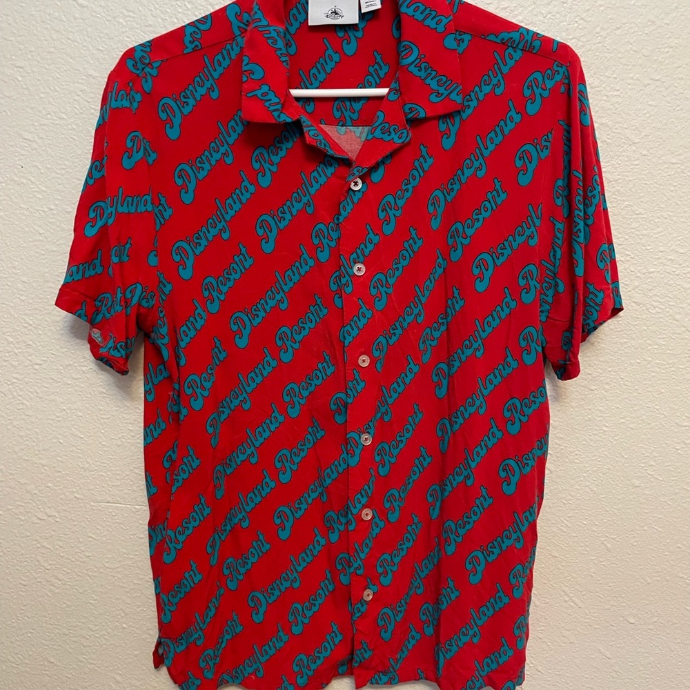 Disneyland button down shirt